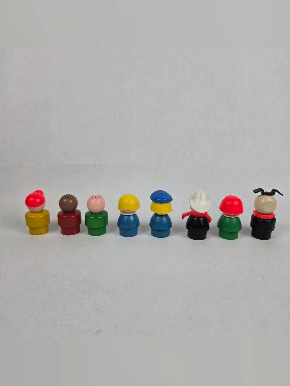 Vintage Fisher Price Little People Wooden Figurines